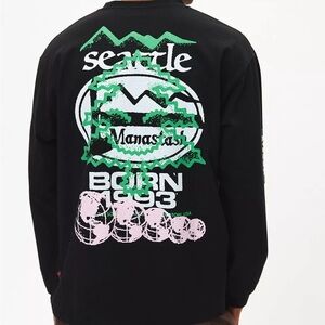 NEW Manastash Born 1993 Seattle Long Sleeve Tee Shirt